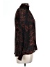 H&M Conscious 100% Polyester Floral Black Long Sleeve Blouse Size 10 - photo 4
