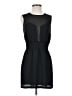 BCBGMAXAZRIA 100% Polyester Solid Black Cocktail Dress Size S - photo 1