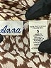 Anna 100% Polyester Animal Print Brown Short Sleeve Blouse Size S - photo 7