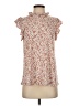 MTS Pink Ivory Sleeveless Blouse Size S - photo 1