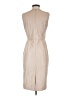 Ann Taylor 100% Polyester Solid Tan Casual Dress Size 2 - photo 2