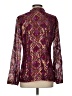 Tory Burch Purple Burgundy Long Sleeve Blouse Size 4 - photo 2