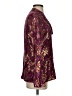 Tory Burch Purple Burgundy Long Sleeve Blouse Size 4 - photo 4