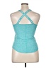 Nike 100% Polyester Teal Active Tank Size XL - photo 2