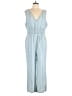BB Dakota 100% Lyocell Stripes Blue Jumpsuit Size XSEstimated - photo 1