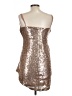 Lulus 100% Polyester Metallic Gold Cocktail Dress Size L - photo 2