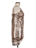 Lulus 100% Polyester Metallic Gold Cocktail Dress Size L - photo 4