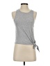 inLUV Gray Sleeveless T-Shirt Size S - photo 1