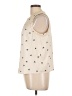 Ann Taylor LOFT Ivory Sleeveless Blouse Size L - photo 5