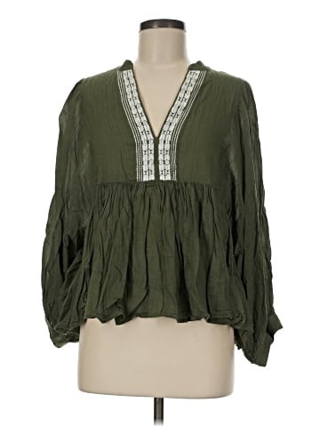 Banana Republic Factory Store Long Sleeve Blouse (view 1)