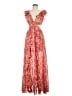 VICI 100% Polyester Paisley Red Cocktail Dress Size M - photo 1