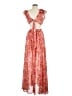 VICI 100% Polyester Paisley Red Cocktail Dress Size M - photo 2