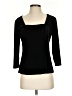 Unbranded Black 3/4 Sleeve Top Size S (estimated) - photo 1