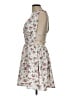 Shein 100% Polyester Floral White Cocktail Dress Size L - photo 5