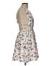 Shein 100% Polyester Floral White Cocktail Dress Size L - photo 4