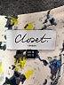 Closet Print Yellow Cocktail Dress Size 12 - photo 7