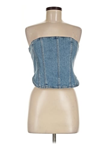 Denim Forum Sleeveless Blouse (view 1)