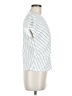 MELLODAY White Short Sleeve Blouse Size M - photo 4