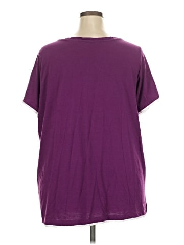 Woman Within Short Sleeve Henley (view 2)