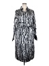 Worthington Animal Print Silver Casual Dress Size XXL - photo 1