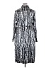 Worthington Animal Print Silver Casual Dress Size XXL - photo 2