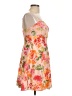 DB Studio Floral Orange Cocktail Dress Size 10 - photo 4