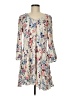 Mudd 100% Rayon Print Ivory Casual Dress Size M - photo 1