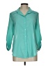 Iz Byer 100% Polyester Teal 3/4 Sleeve Blouse Size L - photo 1