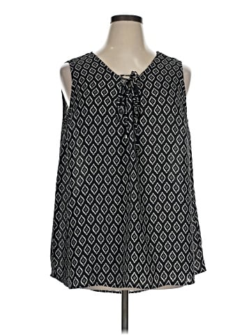 Terra & Sky Sleeveless Blouse (view 1)