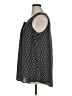Terra & Sky 100% Polyester Black Sleeveless Blouse Size 1X - photo 5