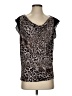Robert Rodriguez Animal Print Brown Sleeveless Blouse Size S - photo 1