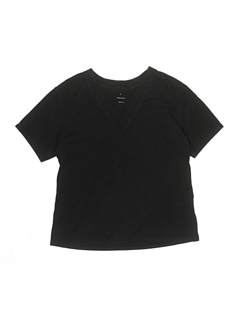 Pre-owned Everlane Kids' Short Sleeve T-shirt In Black