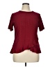 Unbranded Burgundy Short Sleeve Top Size XL - photo 1