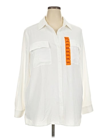 Hilary Radley 3/4 Sleeve Button-Down Shirt (view 1)