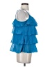 Gap Outlet Blue Sleeveless Blouse Size S - photo 4