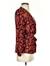 The Cause Collection 100% Silk Red Kimono Size XS - photo 4