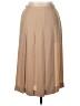 Unbranded 100% Polyester Solid Tan Formal Skirt Size 10 - photo 1