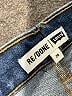 RE/DONE 100% Cotton Hearts Blue Jeans Size 28 waist - photo 4