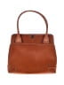Lambertson Truex 100% Leather Solid Tan Leather Shoulder Bag One size - photo 1