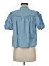 Levi's 100% Lyocell Blue Short Sleeve Blouse Size M - photo 2