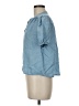 Levi's 100% Lyocell Blue Short Sleeve Blouse Size M - photo 5