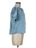 Levi's 100% Lyocell Blue Short Sleeve Blouse Size M - photo 4