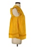Neiman Marcus 100% Cotton Yellow Sleeveless Blouse Size S - photo 4