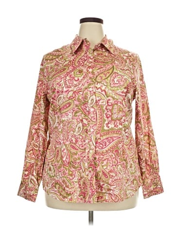 Jones New York Signature Long Sleeve Blouse (view 1)