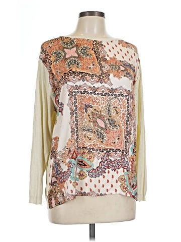 Johnny Was Long Sleeve Silk Top (view 1)