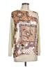 Johnny Was Ivory Long Sleeve Silk Top Size L - photo 1