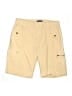 Roaman's Solid Tan Cargo Shorts Size 14W - photo 1