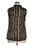 AGB 100% Polyester Brown Sleeveless Blouse Size XL - photo 2