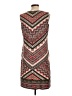 JM Collection Print Brown Cocktail Dress Size L (petite) - photo 2