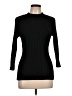 Nina Leonard Black Turtleneck Sweater Size L - photo 1